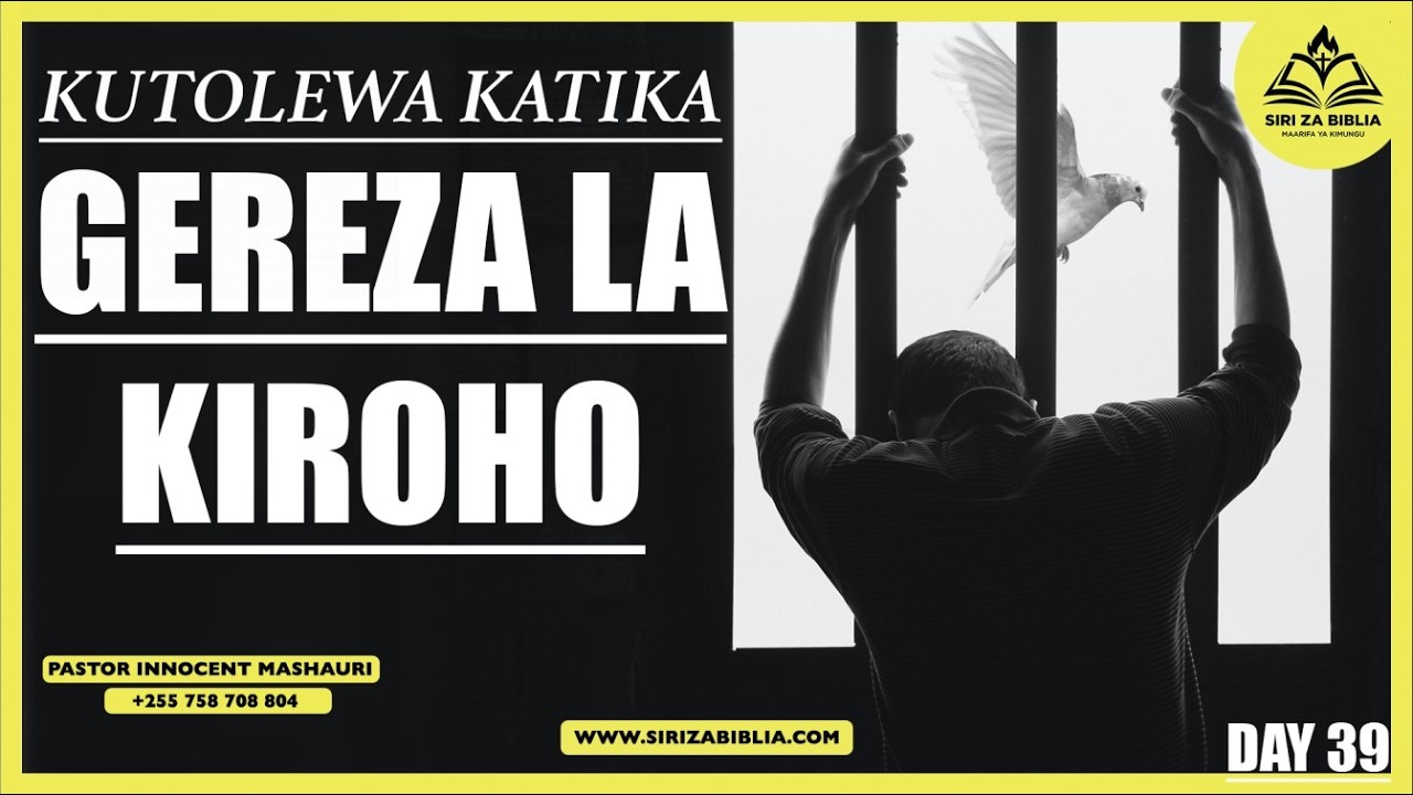 #LIVE: MAOMBI YA KUTOLEWA KATIKA GEREZA LA KIROHO // DAY 39