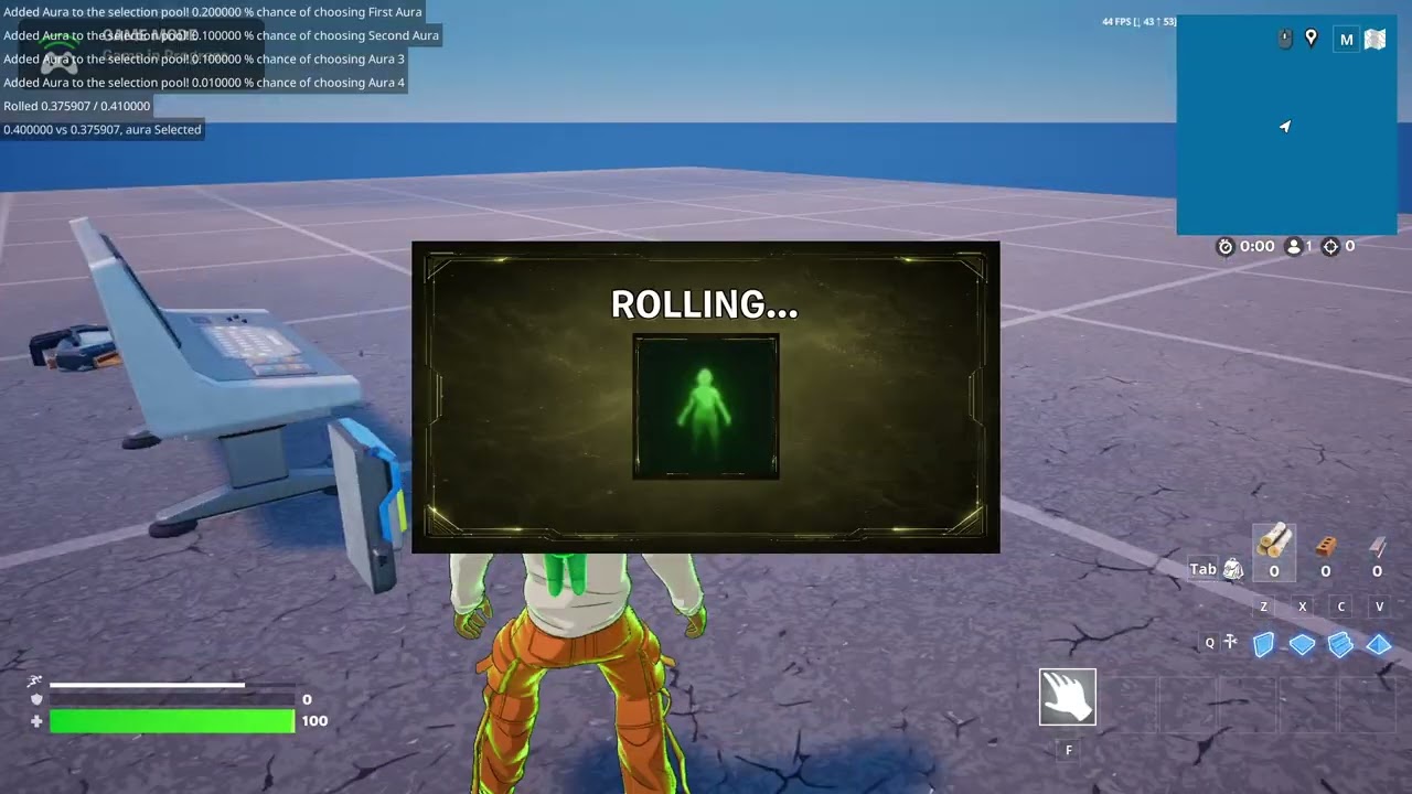Aura Inventory & Spin Unlock Devices - UEFN  / Verse