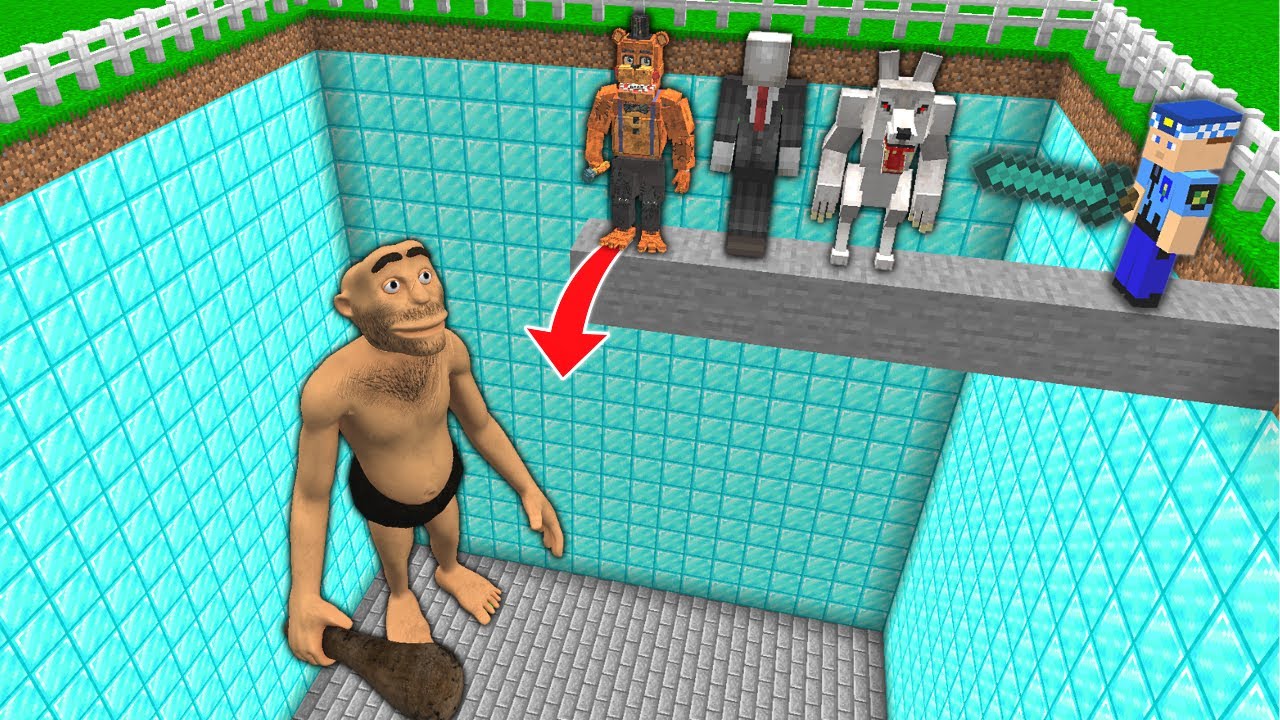 &Ouml;L&Uuml;RSEN KORKUN&Ccedil; ADAM &Ccedil;UKURUNA D&Uuml;ŞERSİN! 😱 - Minecraft