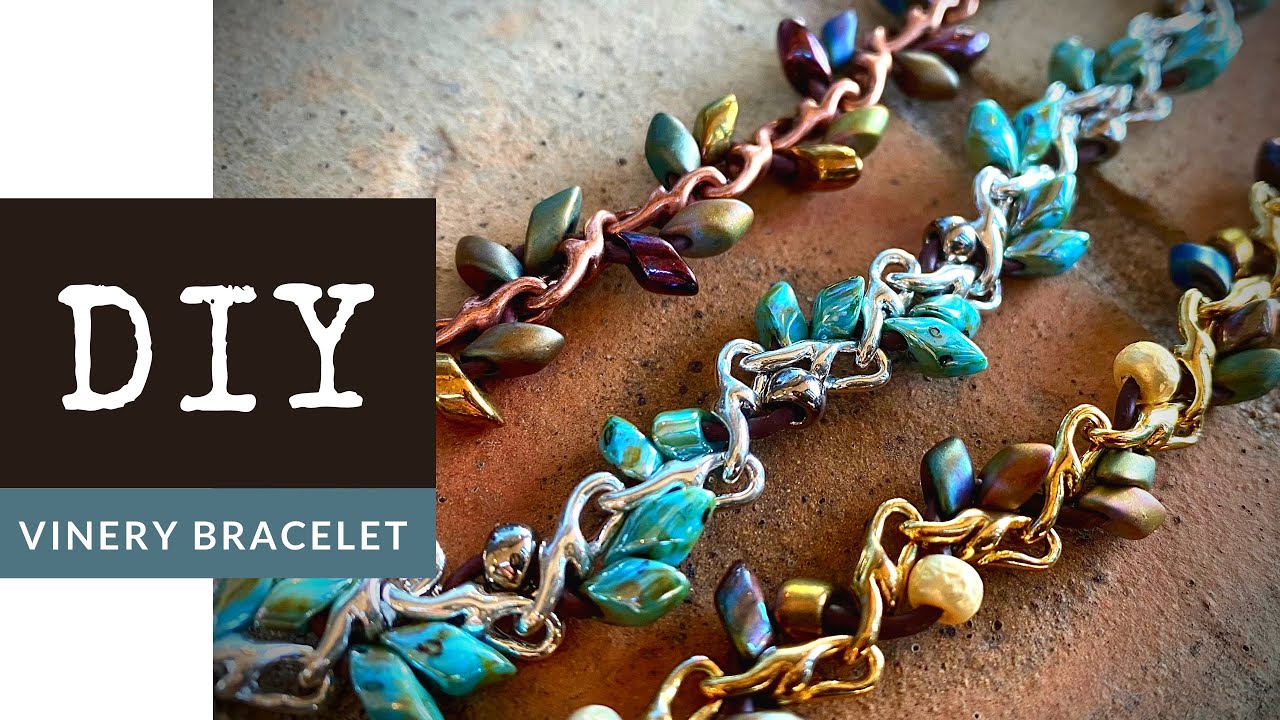 How To Make A Beaded Vinery Bracelet With Diakonos Designs