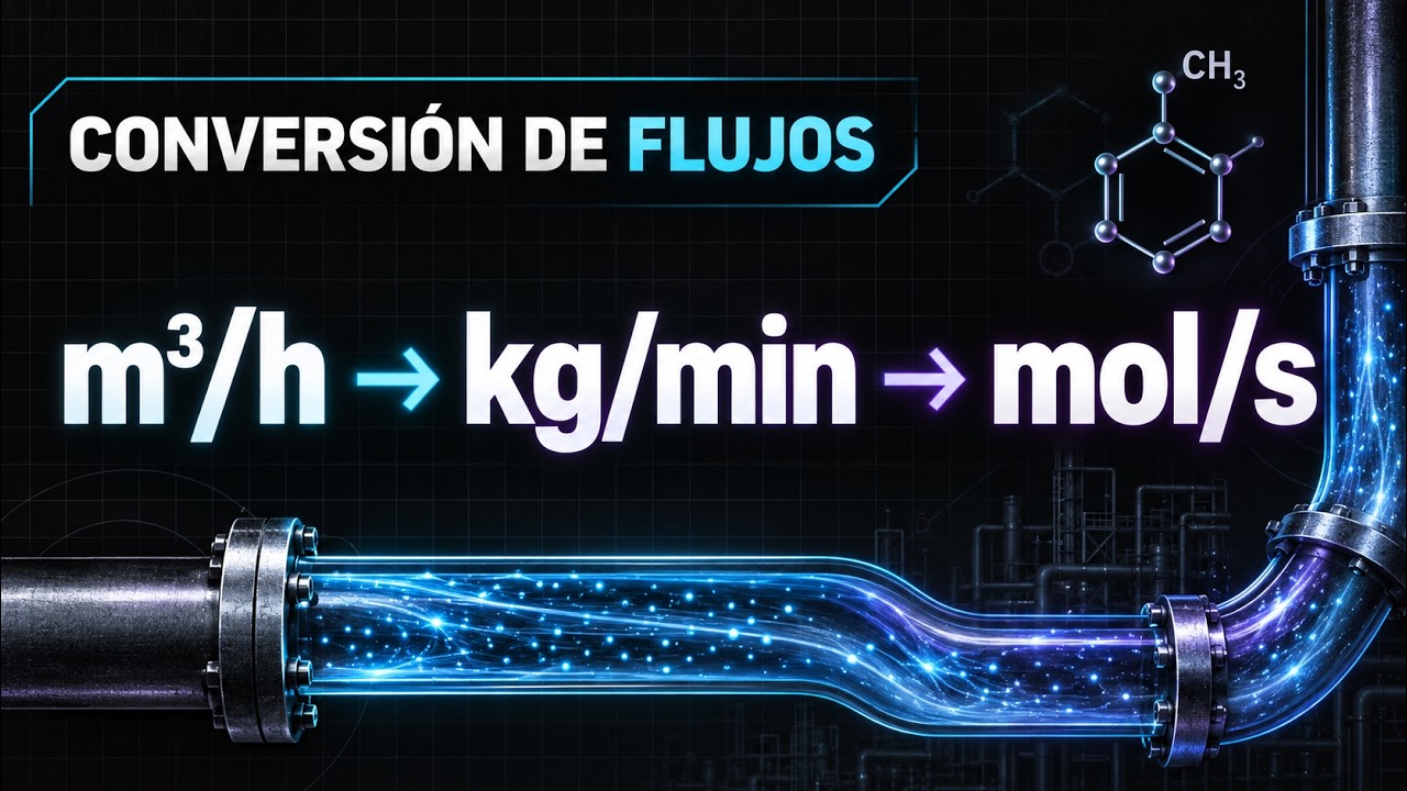Ejercicio conversi&oacute;n flujos volum&eacute;trico, m&aacute;sico y molar