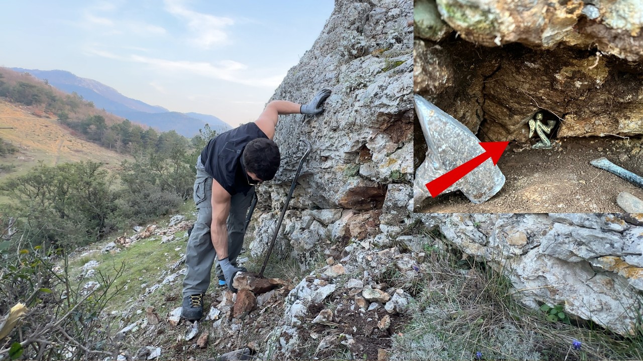Definecilerin R&uuml;yası! Kayada Saklı İkinci Define Bulundu...