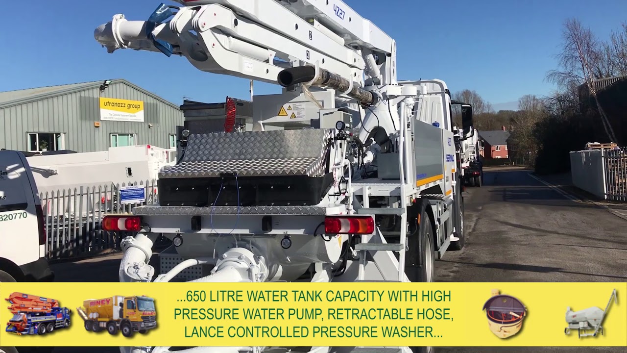 1 off New SERMAC Model ZENITH 4Z27 SCL100A Truck Mounted Concrete Pump