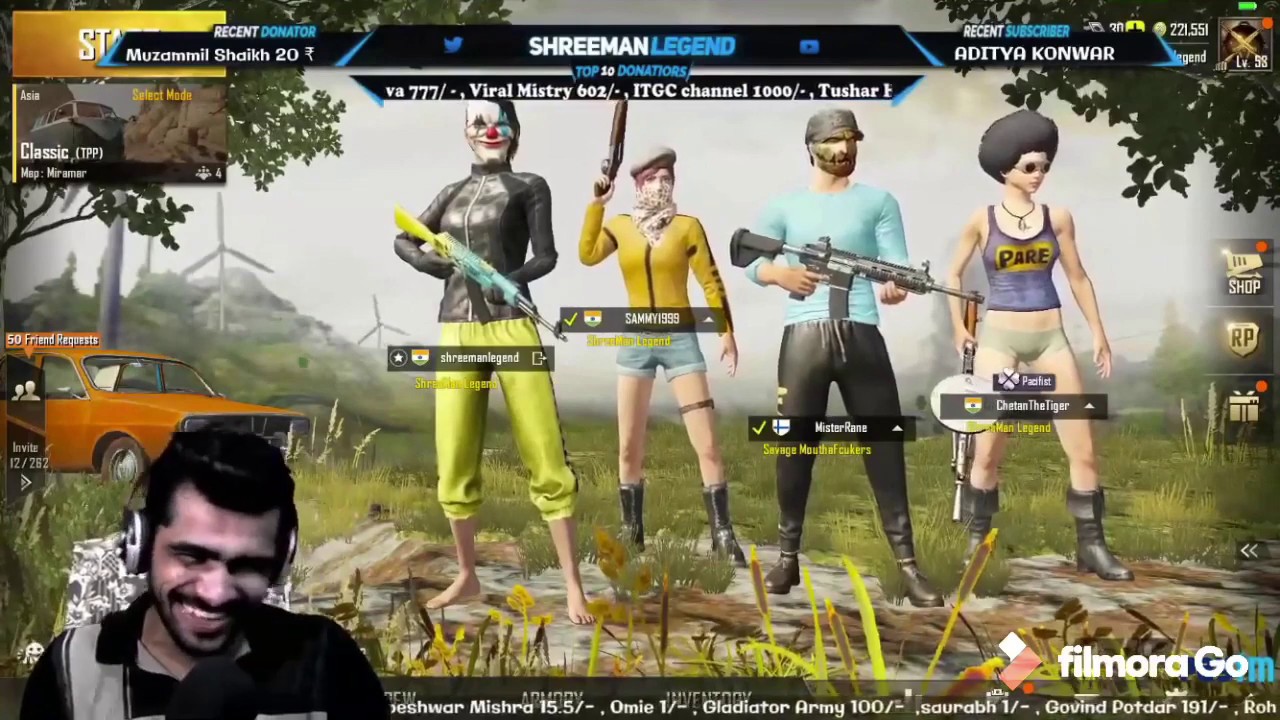 ShreeMan LegenD funny old stream use headphone😂| PUBG MOBILE