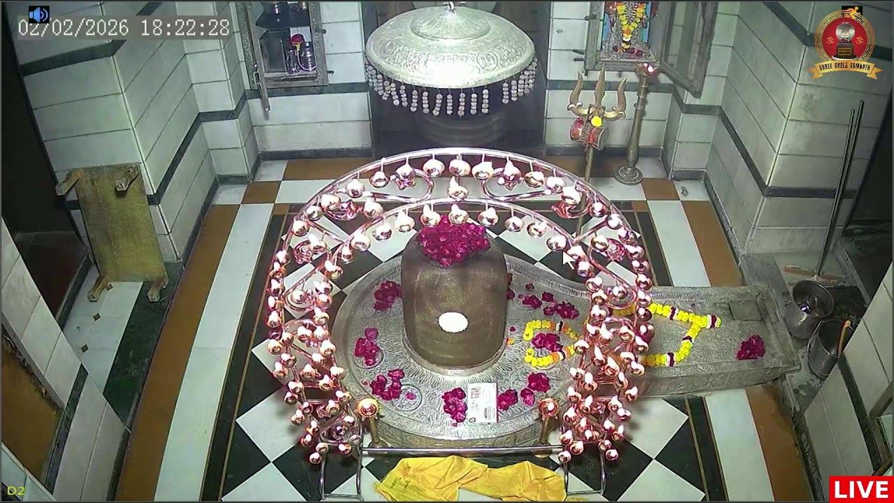 🔴 LIVE Aarti Ghela Somnath Mandir || આરતી દર્શન શ્રી ઘેલા સોમનાથ મહાદેવ મંદિર ||
