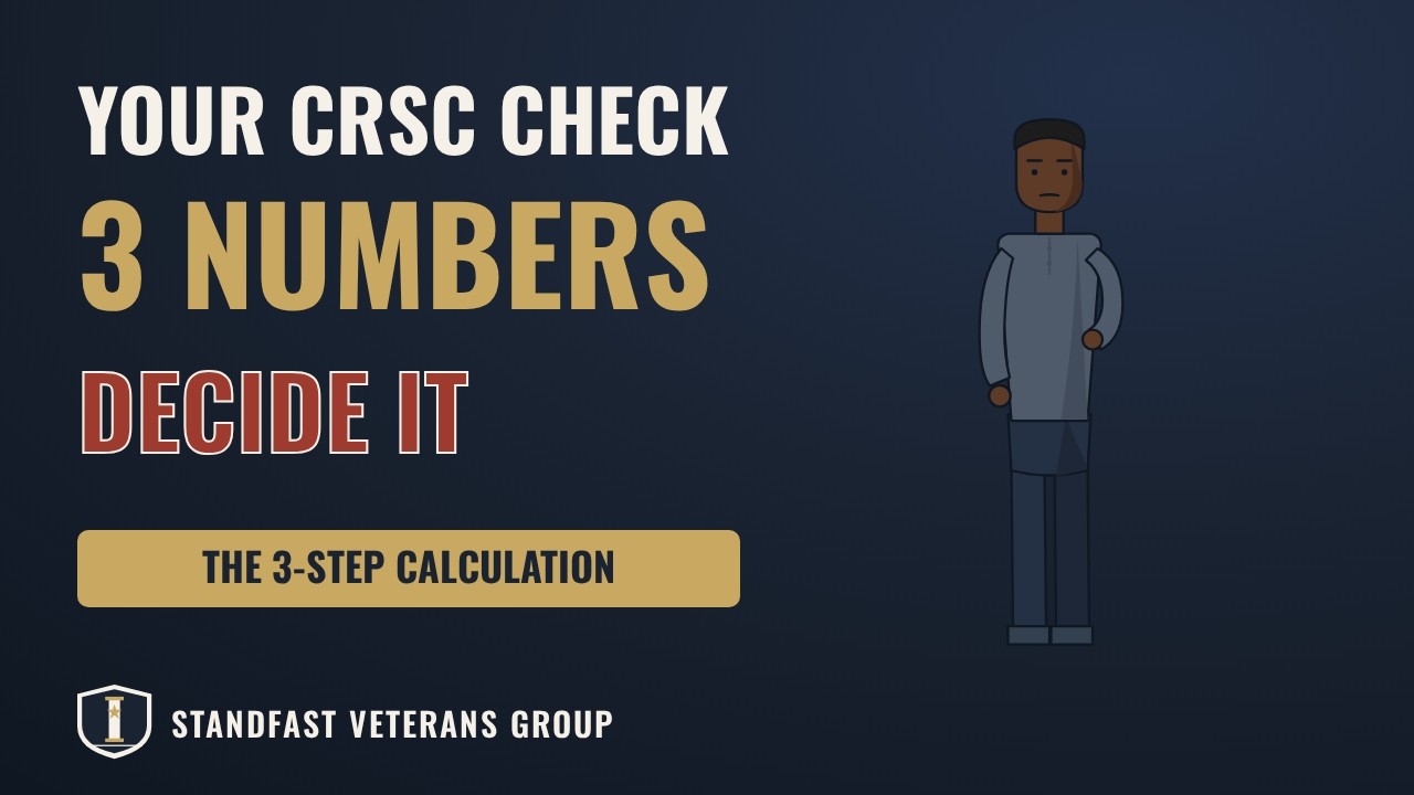 How Much CRSC Will YOU Get? The 3-Step Calculation (2026 VA Rates)