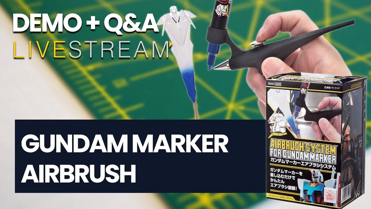 Gundam Marker Airbrush Demo