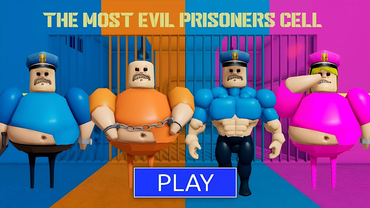BARRY 🆚 PRISONER BARRY 🆚 STRONG BARRY 🆚 GIRL BARRY in BARRY'S PRISON RUN! New Scary Obby