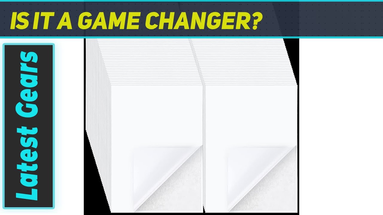 50 Pcs Double Sided Adhesive Sheets: Unleashing Creativity with Nezyo&rsquo;s Best Sticky Solution!