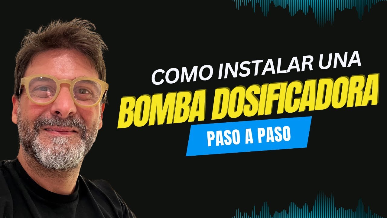 Como instalar una bomba dosificadora!