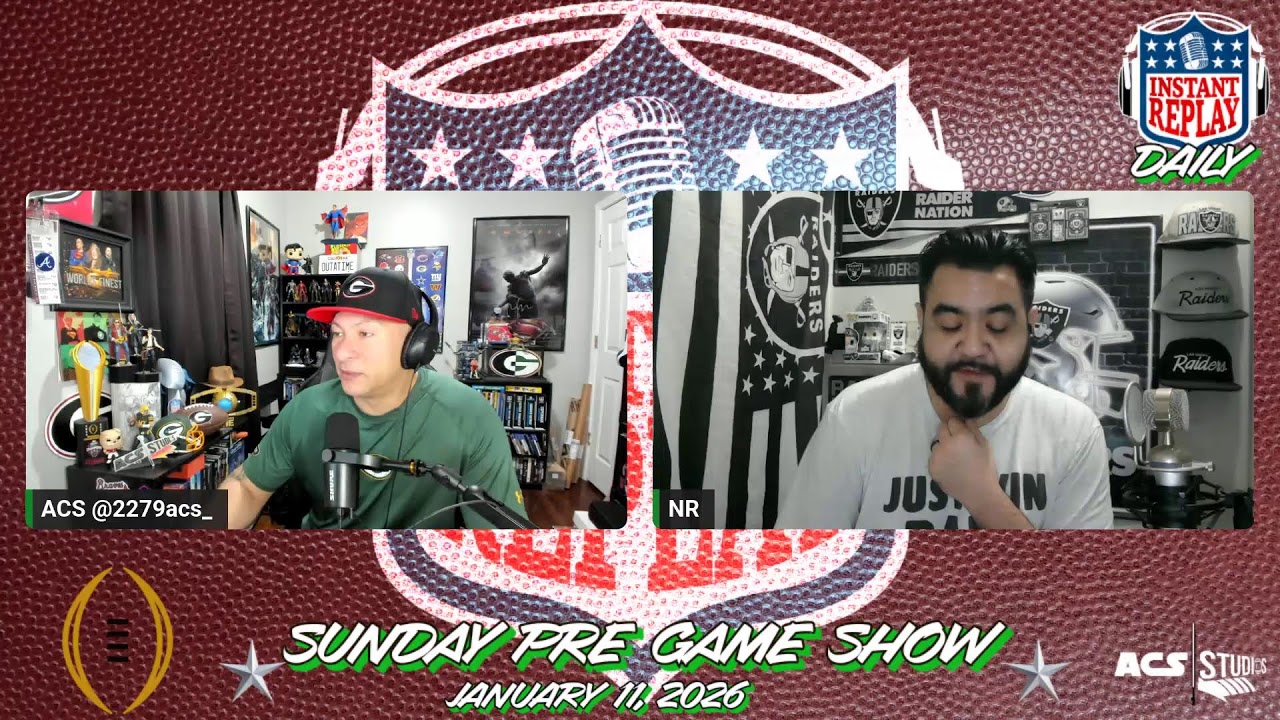 INSTANT REPLAY: THE SUNDAY PRE GAME SHOW 1.11.2026