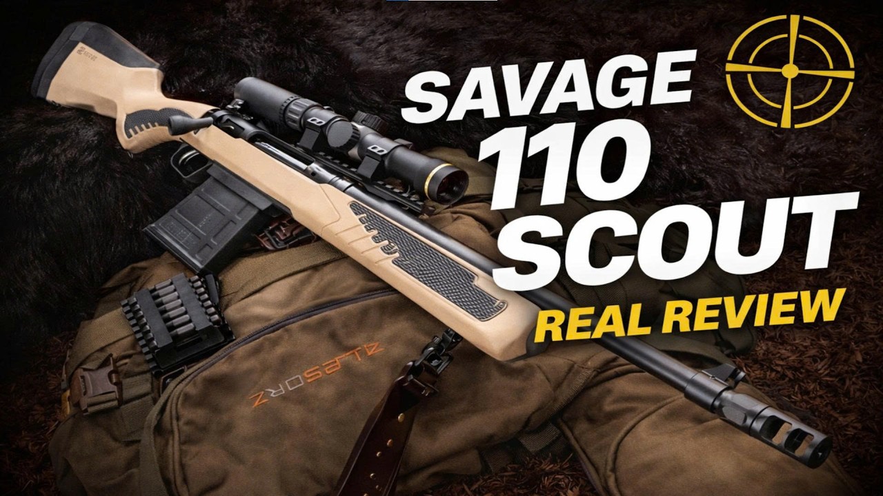 The ABSOLUTE BEST Rifle for Hunters - Savage 110 Scout Review