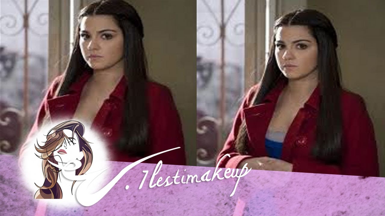 Semi-recogido con trenzas de Maite Perroni