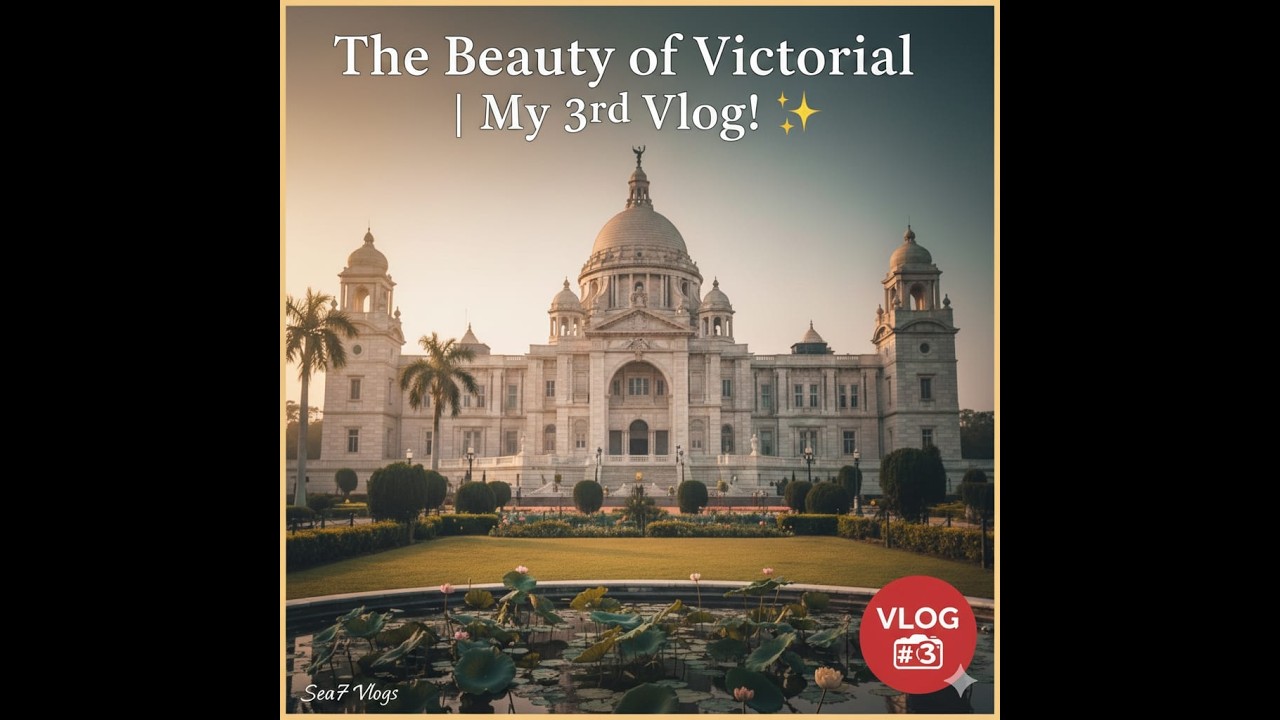 The Beauty of Victoria Memorial | My 3rd Vlog! 🏛️✨#kolkatavlogger #youtubeshorts #trending #sea7vlog