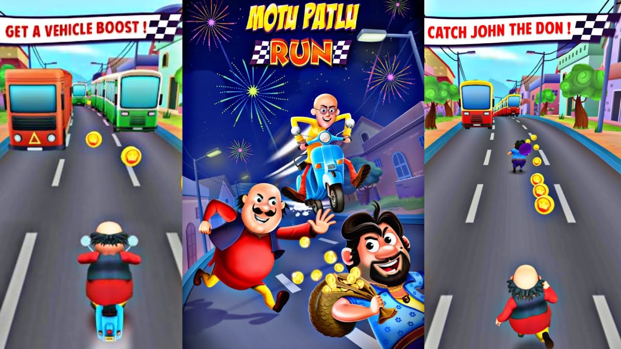 Motu Patlu Run 2 Catch The Don | Motu Patlu Super Duper Mobile Game | Fun Unbox Review 🤩❤️