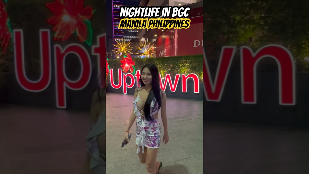 Nightlife in BGC Manila Philippines 🇵🇭 #vlog #nomad