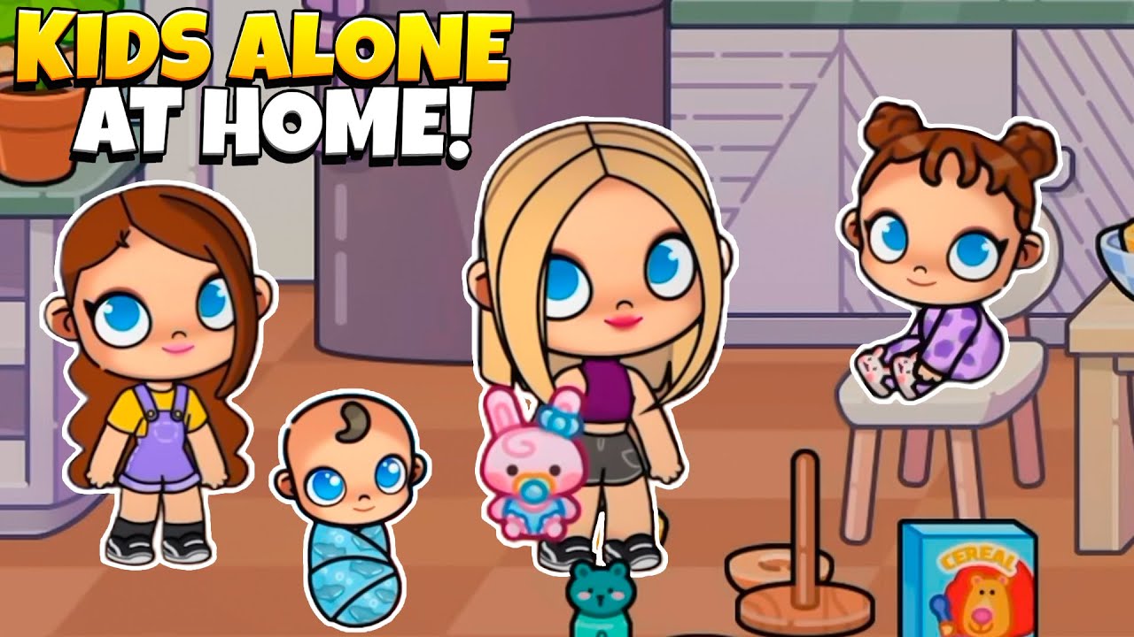 Дети остались одни дома Аватар Ворлд Истории 🏠 | Kids alone at home Avatar World Story 💖