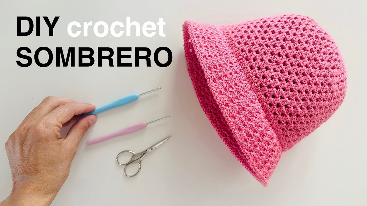 Sombrero o Gorro Bucket Tejido a Crochet | Tutorial Paso a Paso