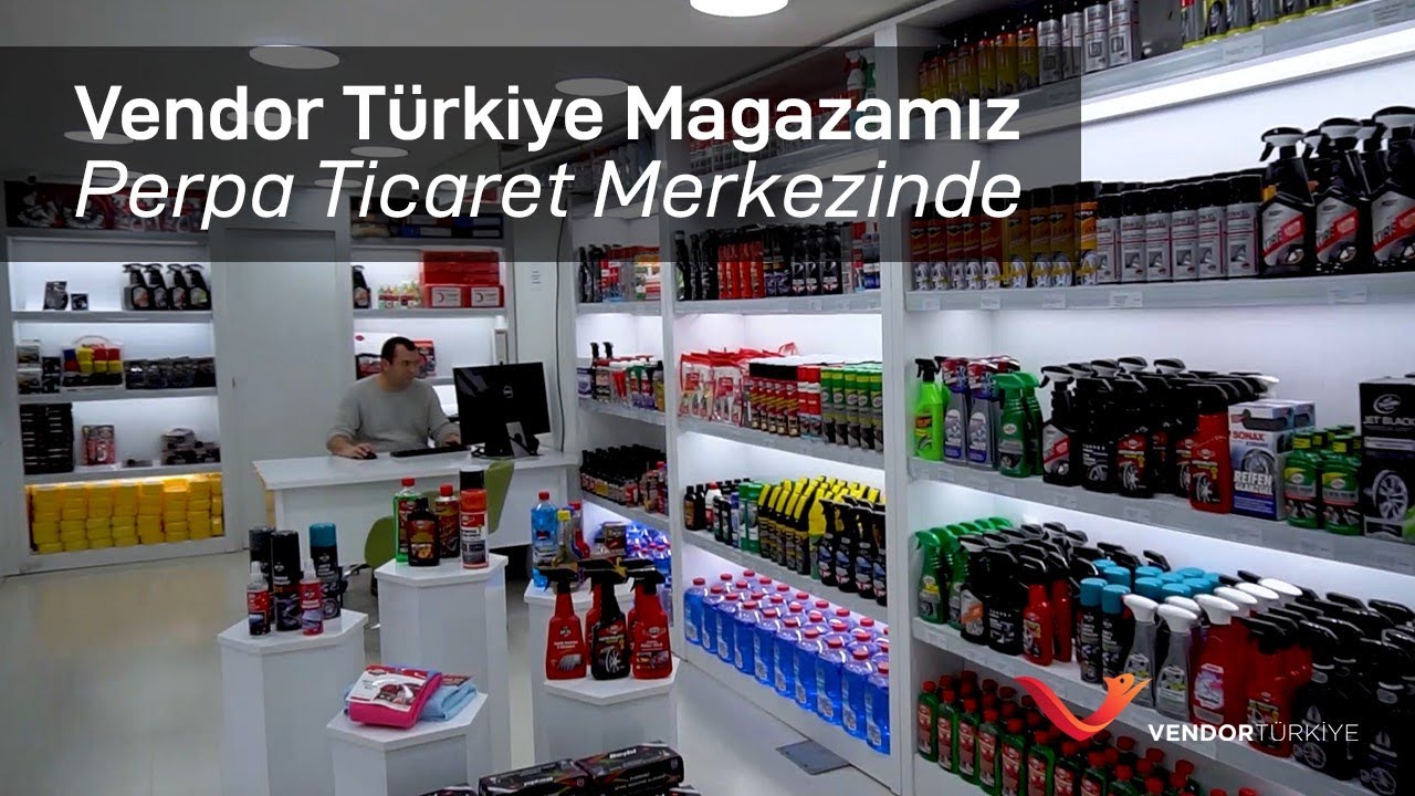 Vendor Türkiye Mağazamız Perpa Ticaret Merkezinde