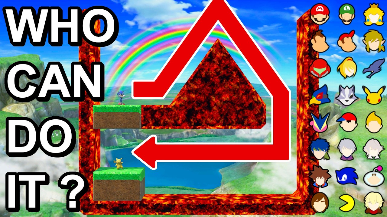 Who Can Go Over The Lava Pyramid ? - Super Smash Bros. Ultimate