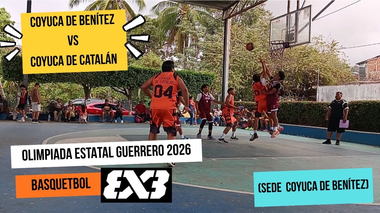 Estatal de Guerrero de basquetbol 3x3/ Coyuca de Benítez vs Coyuca de Catalán.