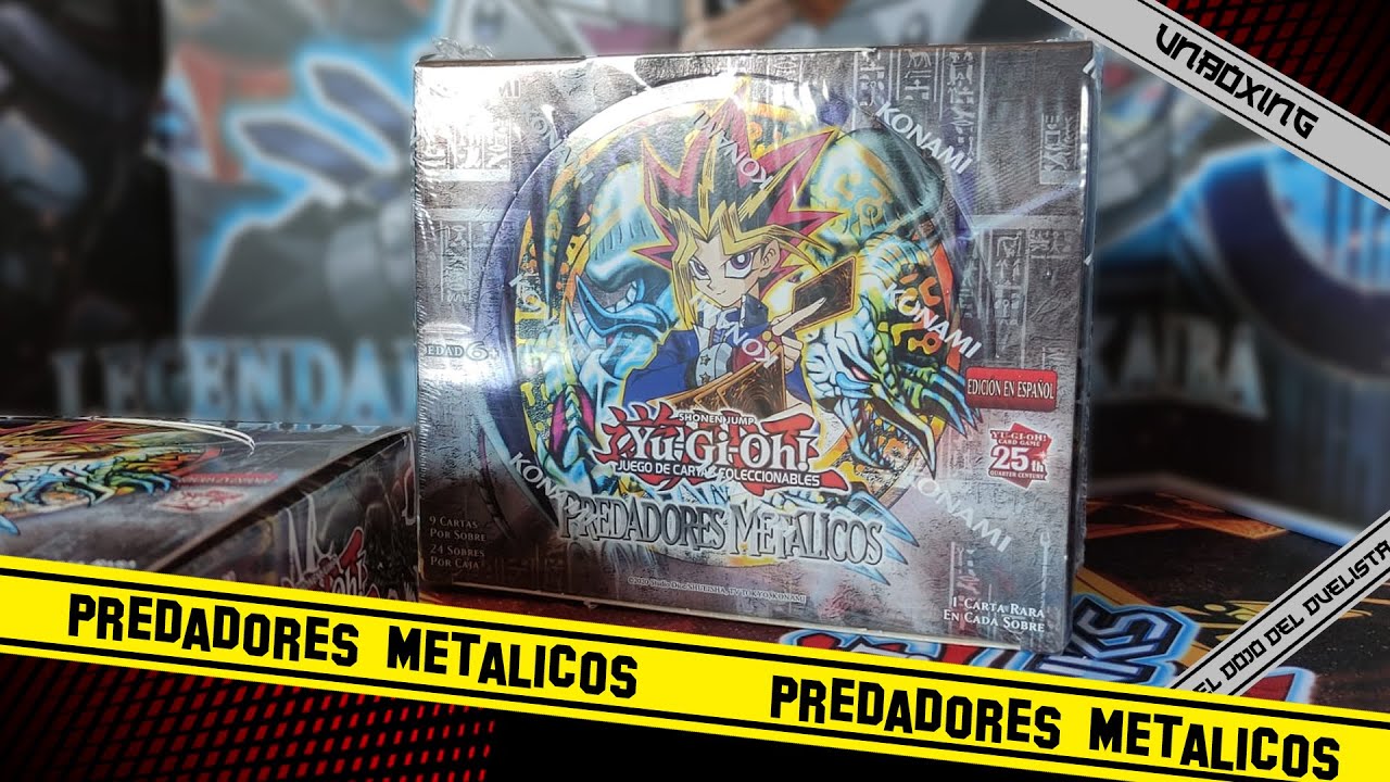 Yu-Gi-Oh! JCC Predadores Metálicos - Unboxing - ¡¡¡NOSTALGIA POWER!!!