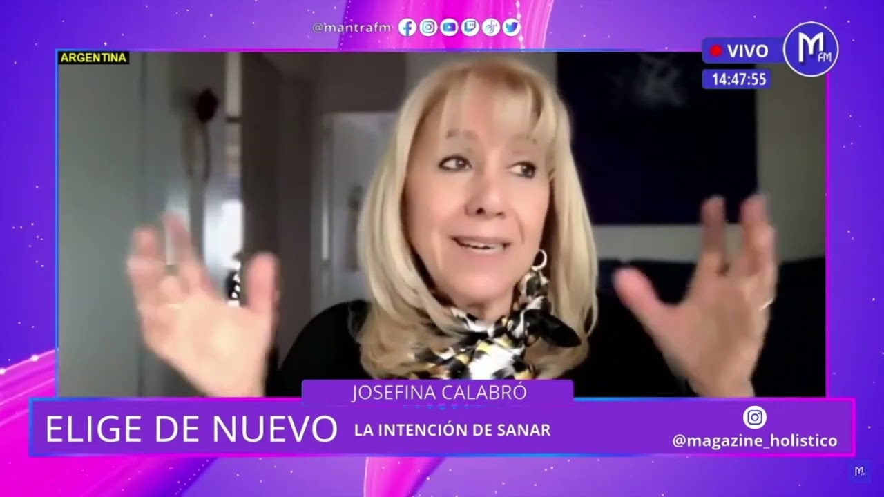 🌿 Josefina Calabró: Lo más importante es la intención de sanar | Entrevista en FM Mantra 91.9