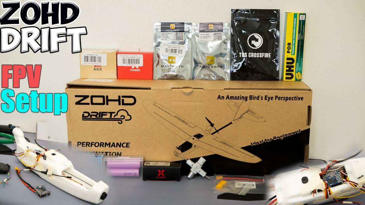 Zohd Drift Glider | FPV Setup | Assembling Fpv Plane | FPV | FPV Glider |