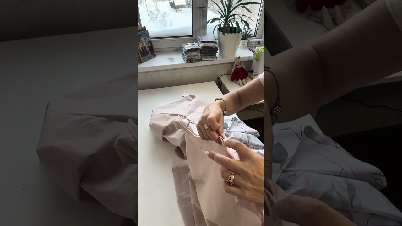 Как сшить пододеяльник в два цвета. МК #diy #каксшить #handmade #смешно #sewing 