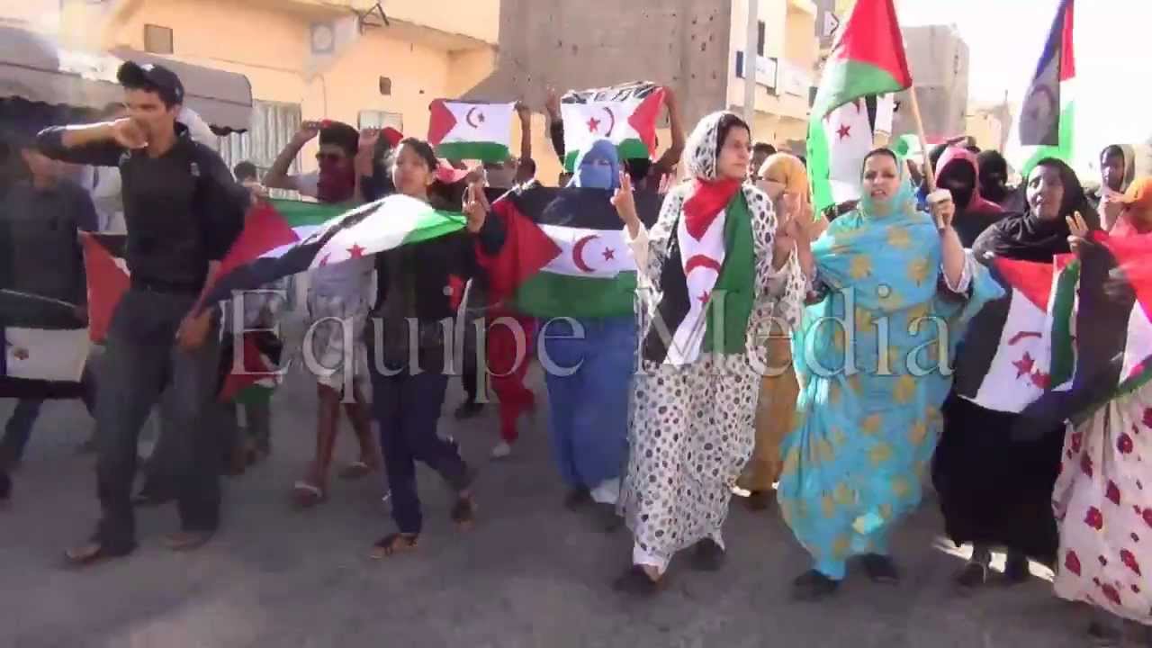 مظاهرة مطالبة بالاستقلال بمدينة بوجدور المحتل 01.05.2013