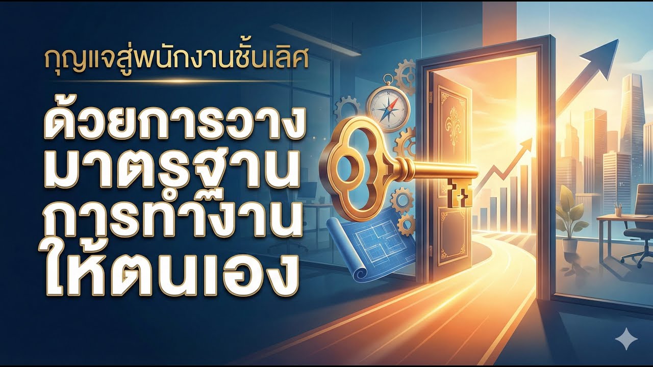 การวางมาตรฐานการทำงานให้ตนเอง | กุญแจสู่พนักงานชั้นเลิศ #3