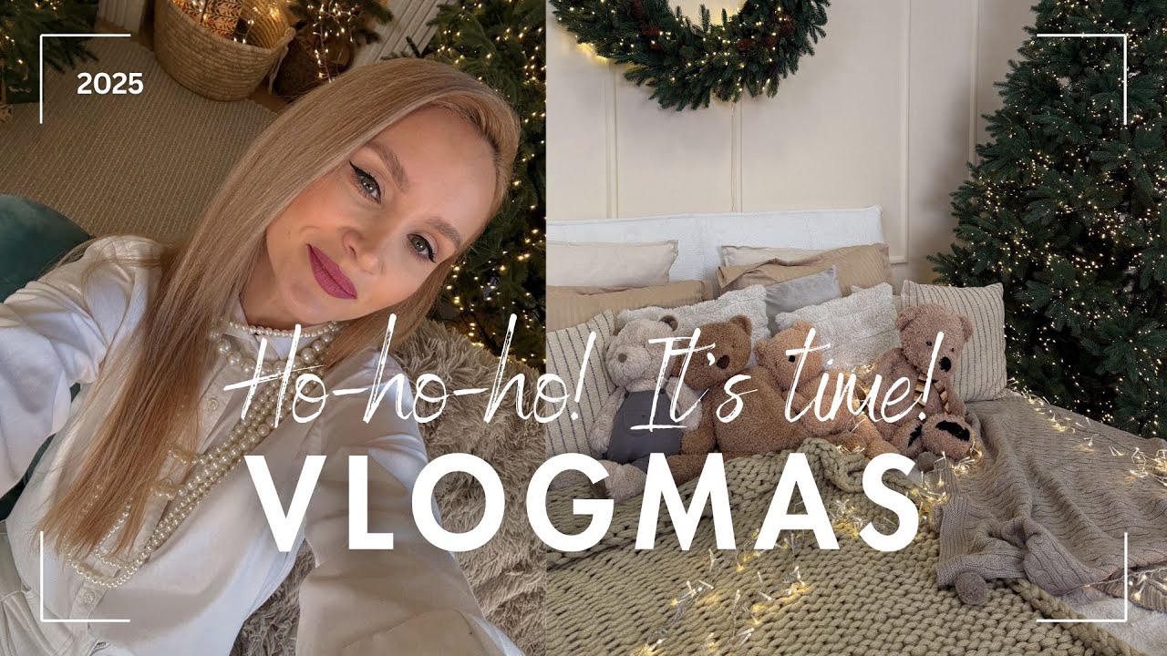 VLOGMAS 1 | Sedinta foto, primele decoratiuni & Pepco