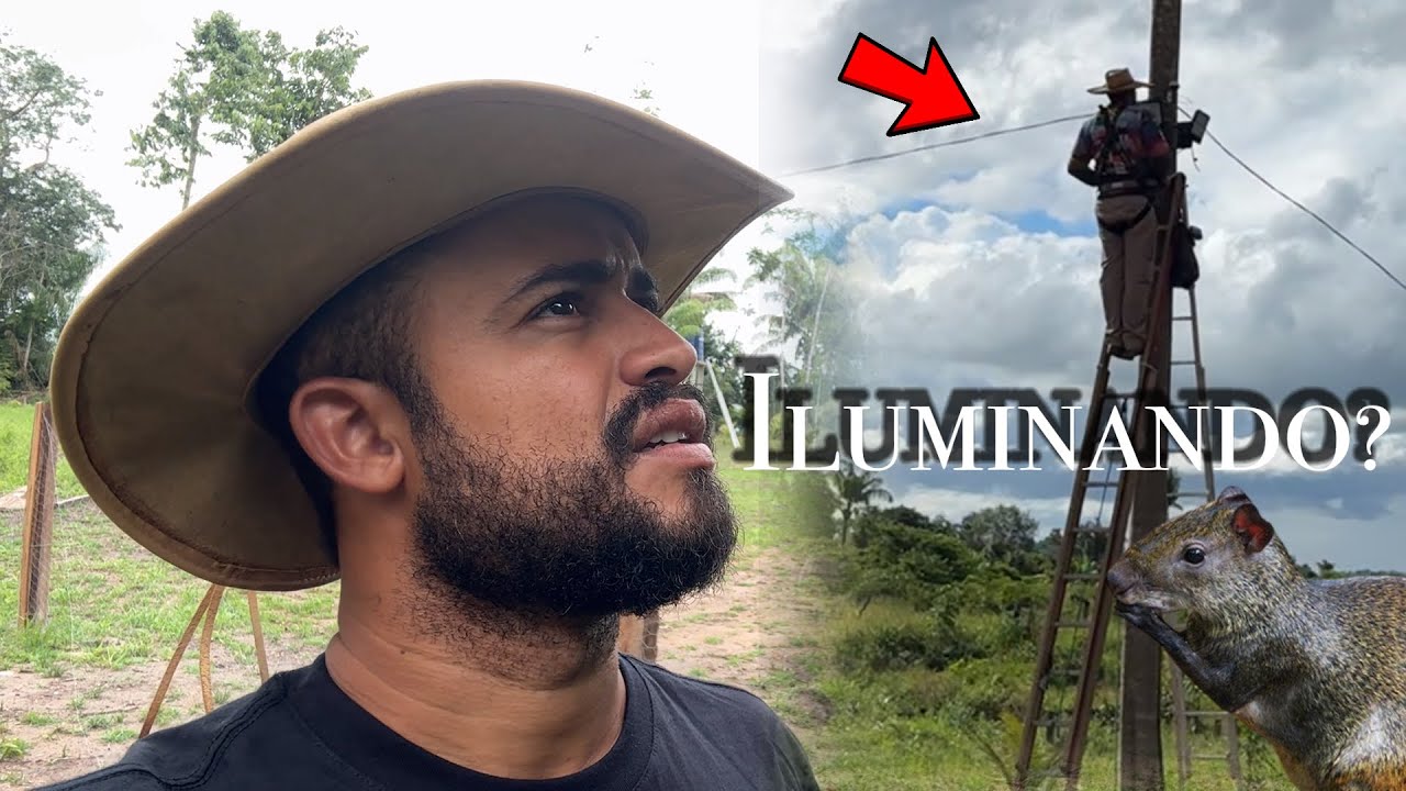 Vários REFLETORES espalhados por Todo o Rancho, vamos ILUMINAR a GRÉBA 