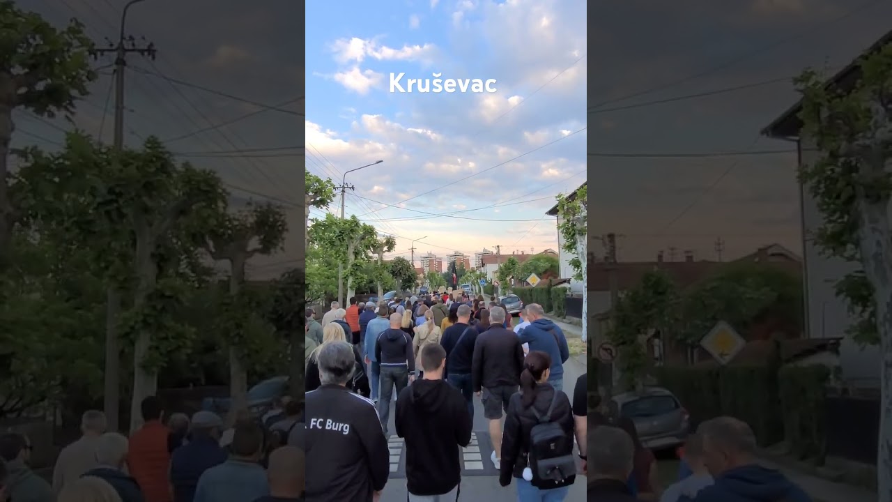 Kru&scaron;evac protest 11. Maj 2025  #krusevac #srbija #krusevac #serbia #protest