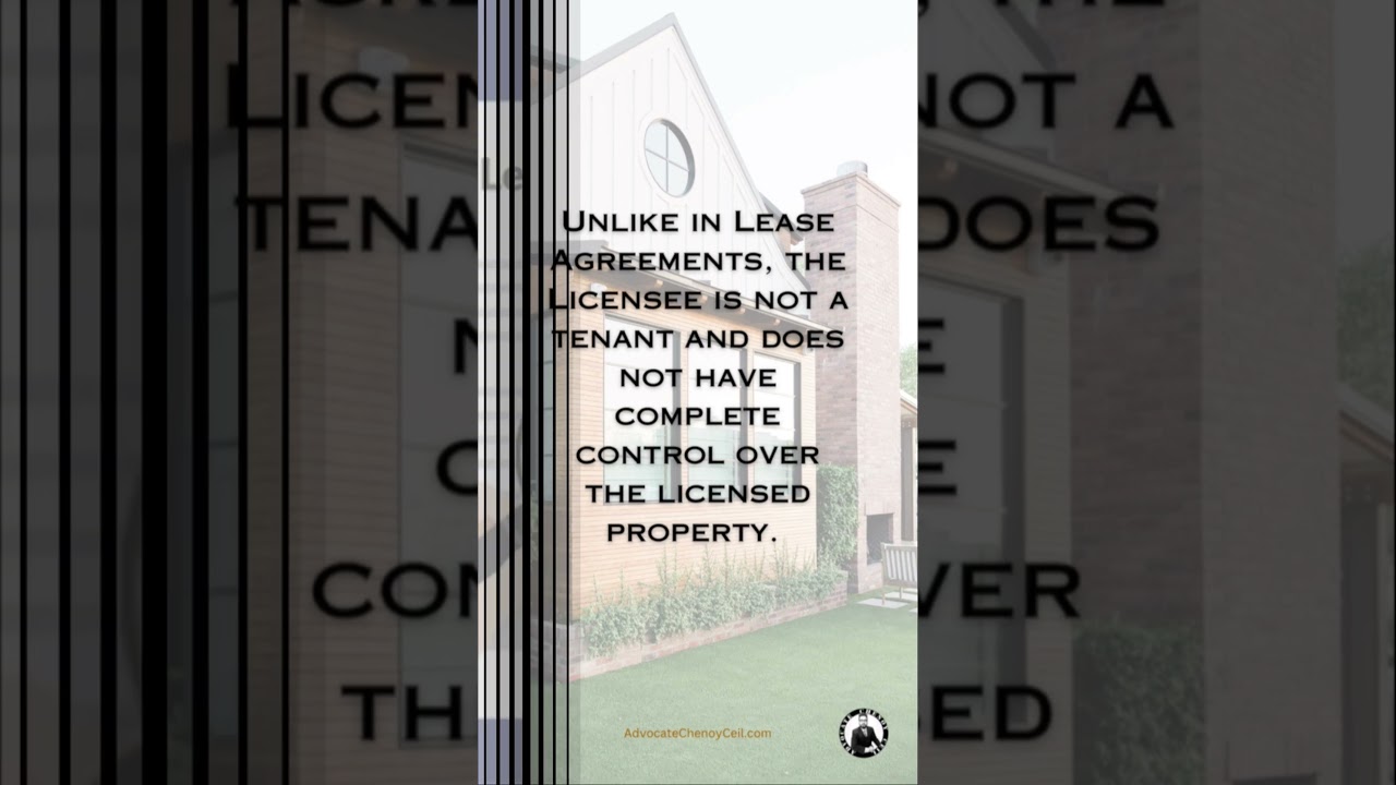 License Agreement or Lease Agreement, what should be your preference? #propertylawyer #legaltips