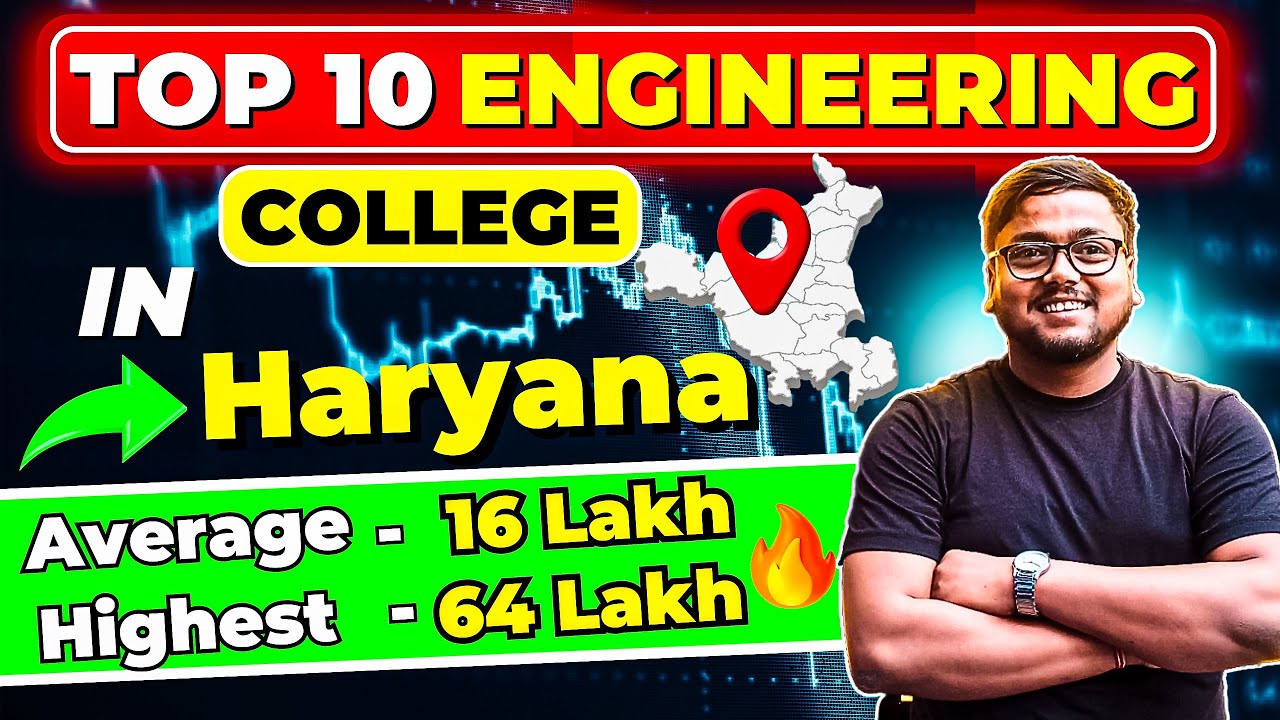 Top 10 Engineering Colleges in Haryana 🔥 | Cutoff,Fees etc | Best Engineering Colleges in Haryana