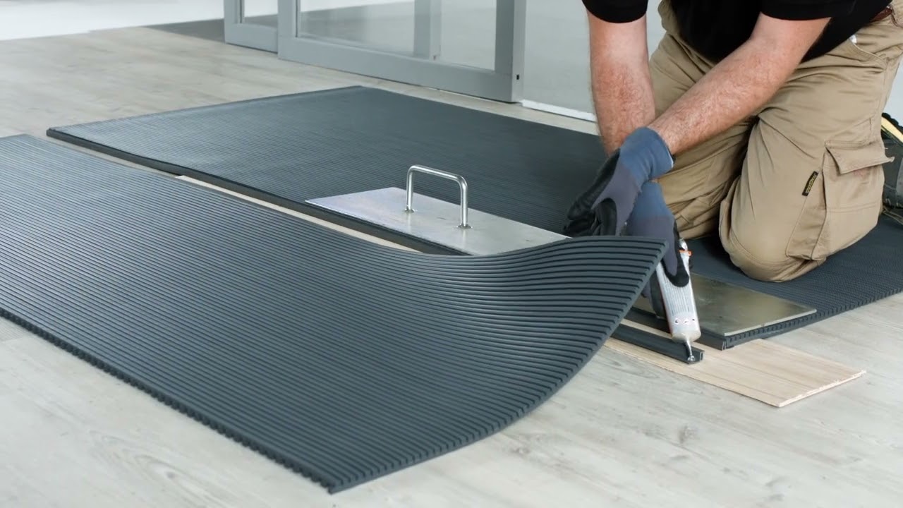 Installing Frontrunner Entrance Matting - Surface Mounted With PVC edging