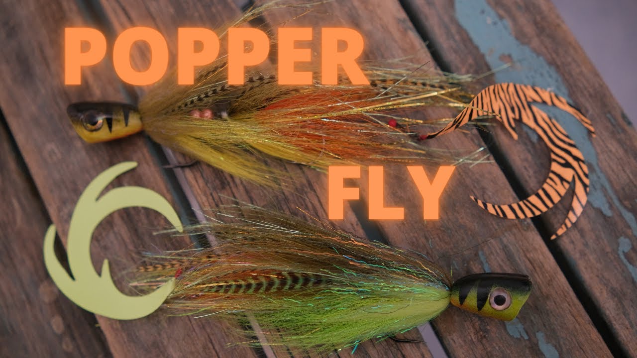 Fly Tying: Big Pike & Musky Popper (FireTiger Perch)