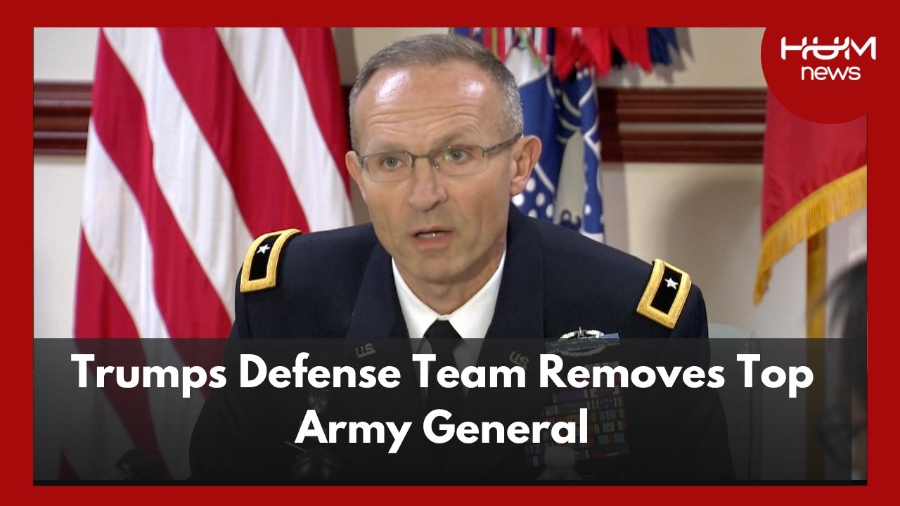 US Army Chief Ordered to Step Down Amid Military Restructuring