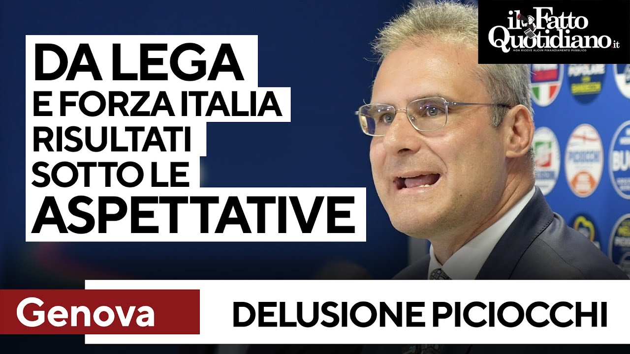 Centrodestra sconfitto a Genova, la delusione di Piciocchi: 