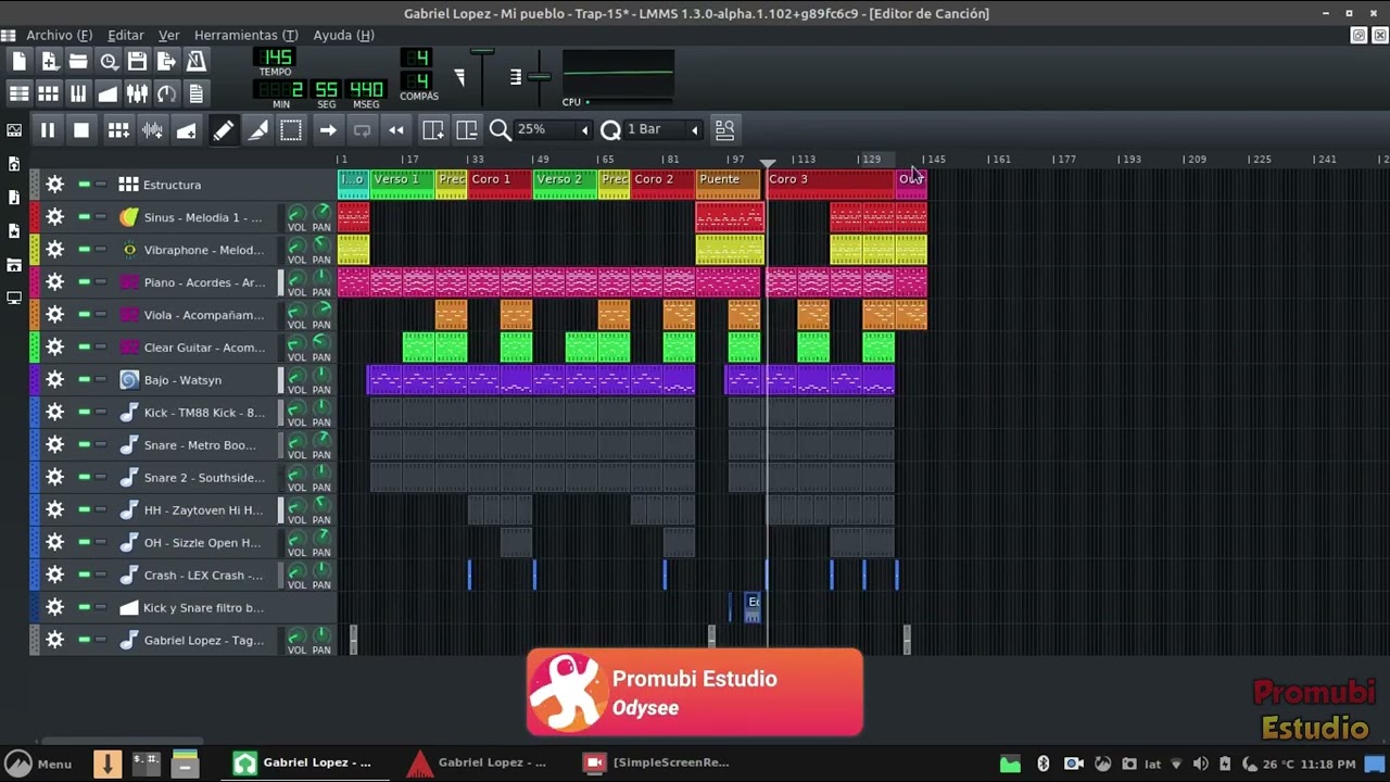 [Maqueta] Mi Pueblo - Gabriel Lopez - Trap Cristiano (LMM & Ardour 6)