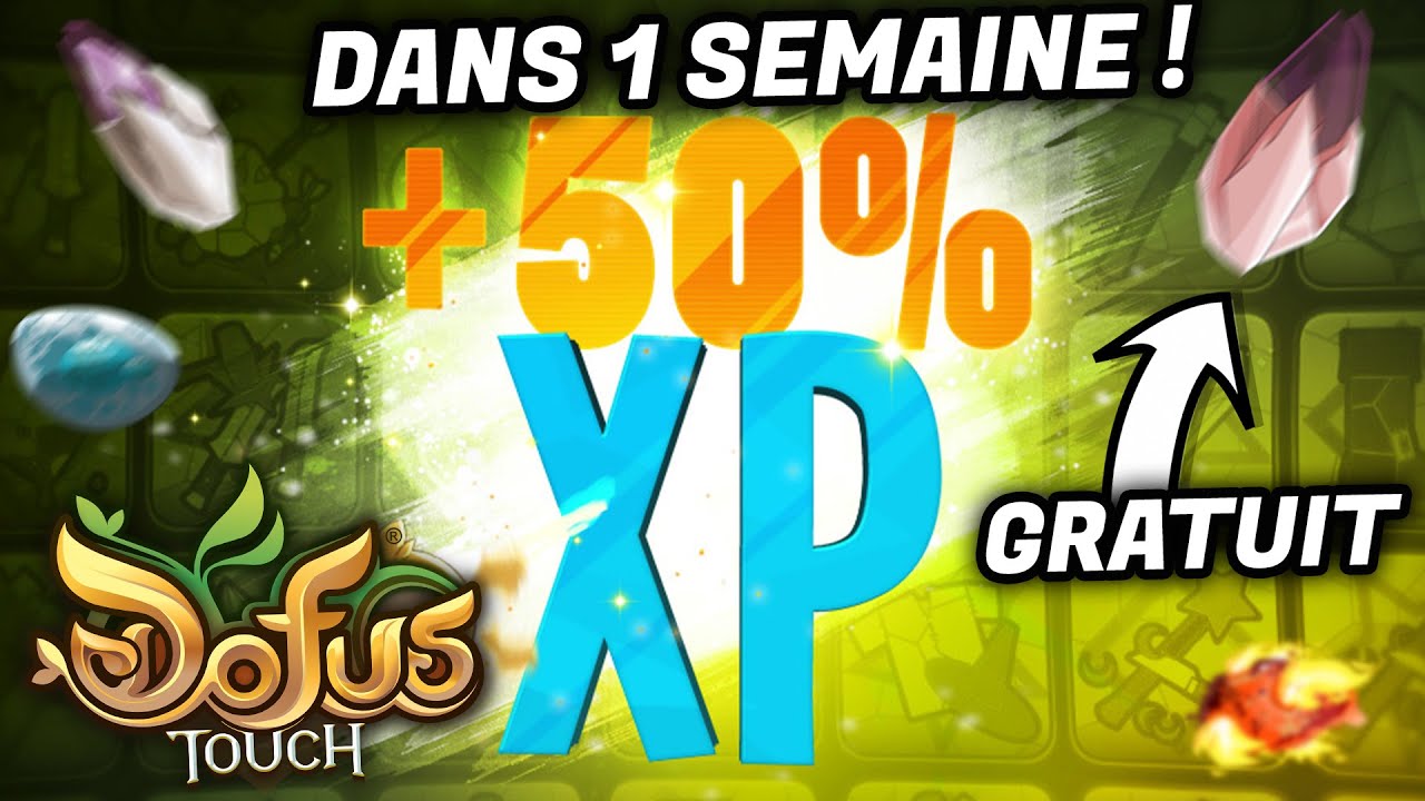 50% XP DROP SUR DOFUS TOUCH, ASTUCES ET KAMAS