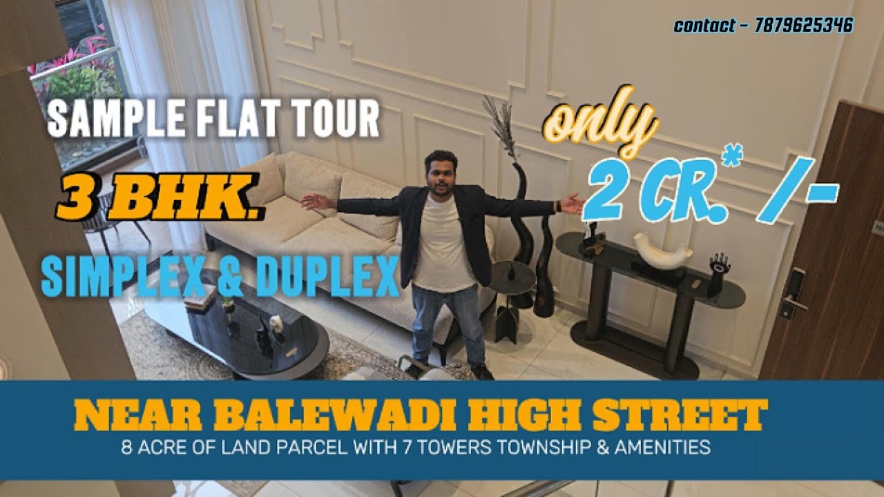 🏡 NU Realty | 2 & 3 BHK Simplex & Duplex Flat Tour | Balewadi Near High Street | ₹2 Cr Onwards