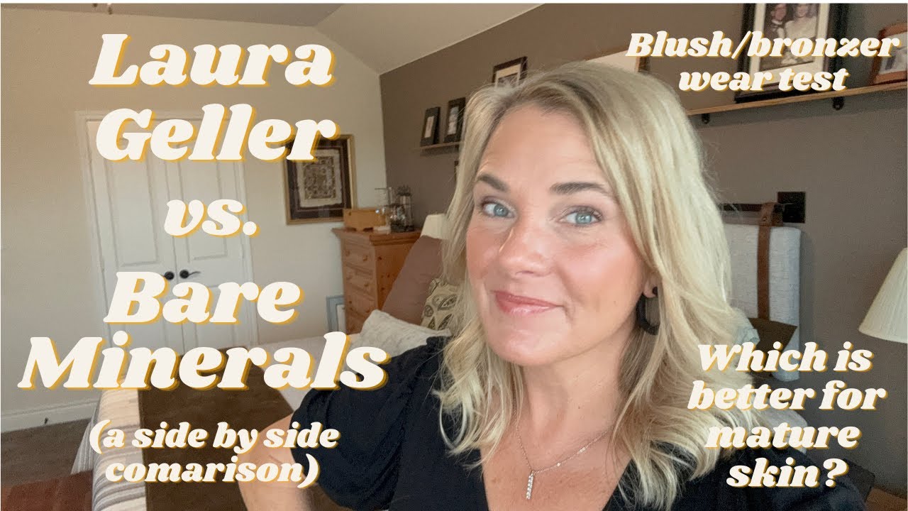 Запеченные румяна и бронзер Laura Geller в сравнении с Bare Minerals