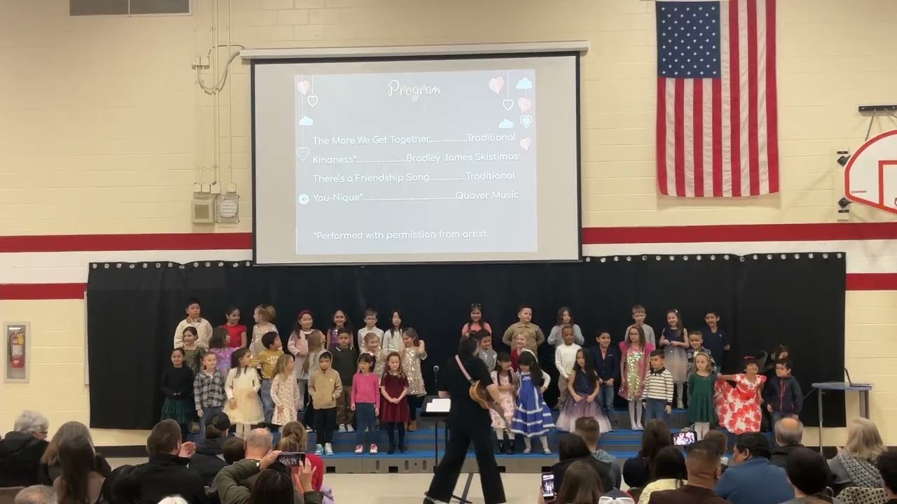 First Grade February Fine Arts Night 2/10/26 6:30pm