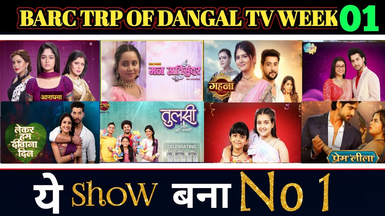 Barc Trp of Dangal TV of Week 01 (2025) : Premleela | Maan Sundar | Gudiya Rani