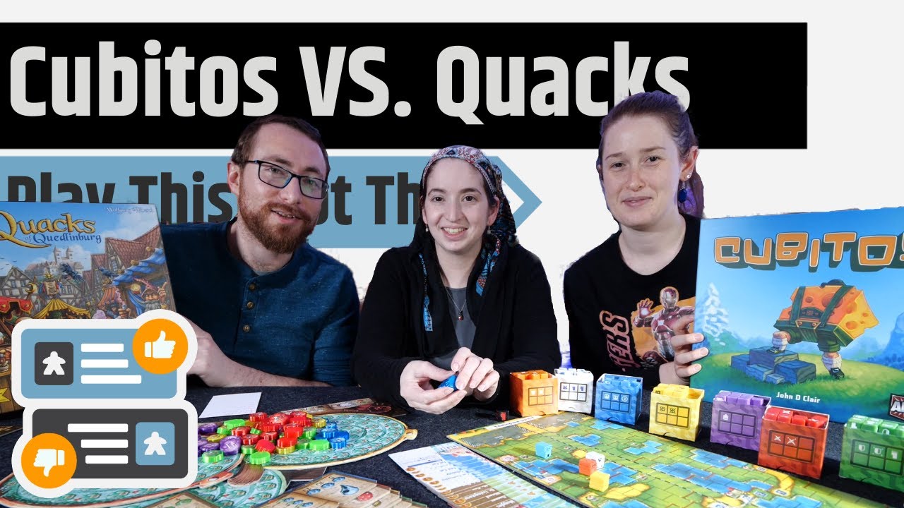 Cubitos vs Quacks of Quedlinburg - Play This, Not That