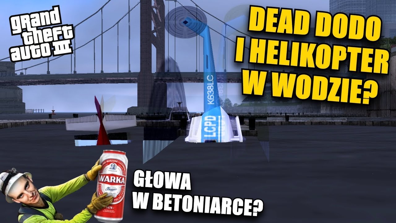 Co się stanie, jeśli Airtrain i Dead Dodo wpadną do wody w GTA 3?