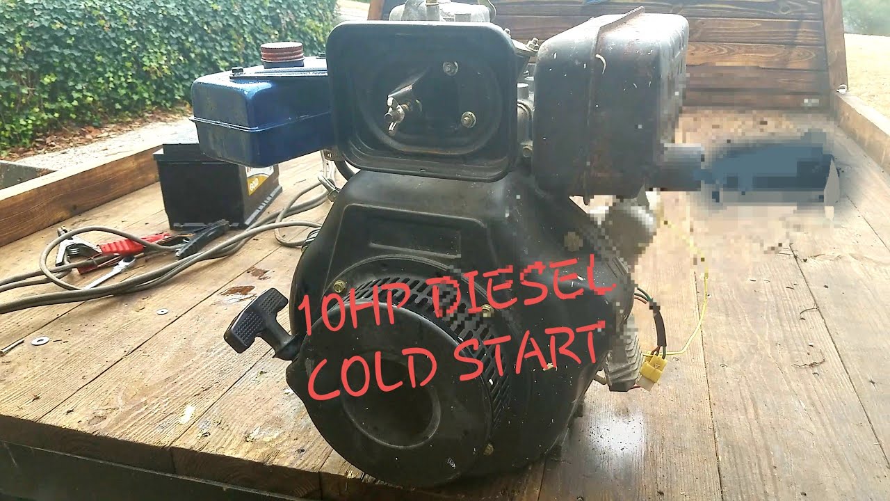 10 HP DIESEL COLD START | D-Rail Engine Teaser