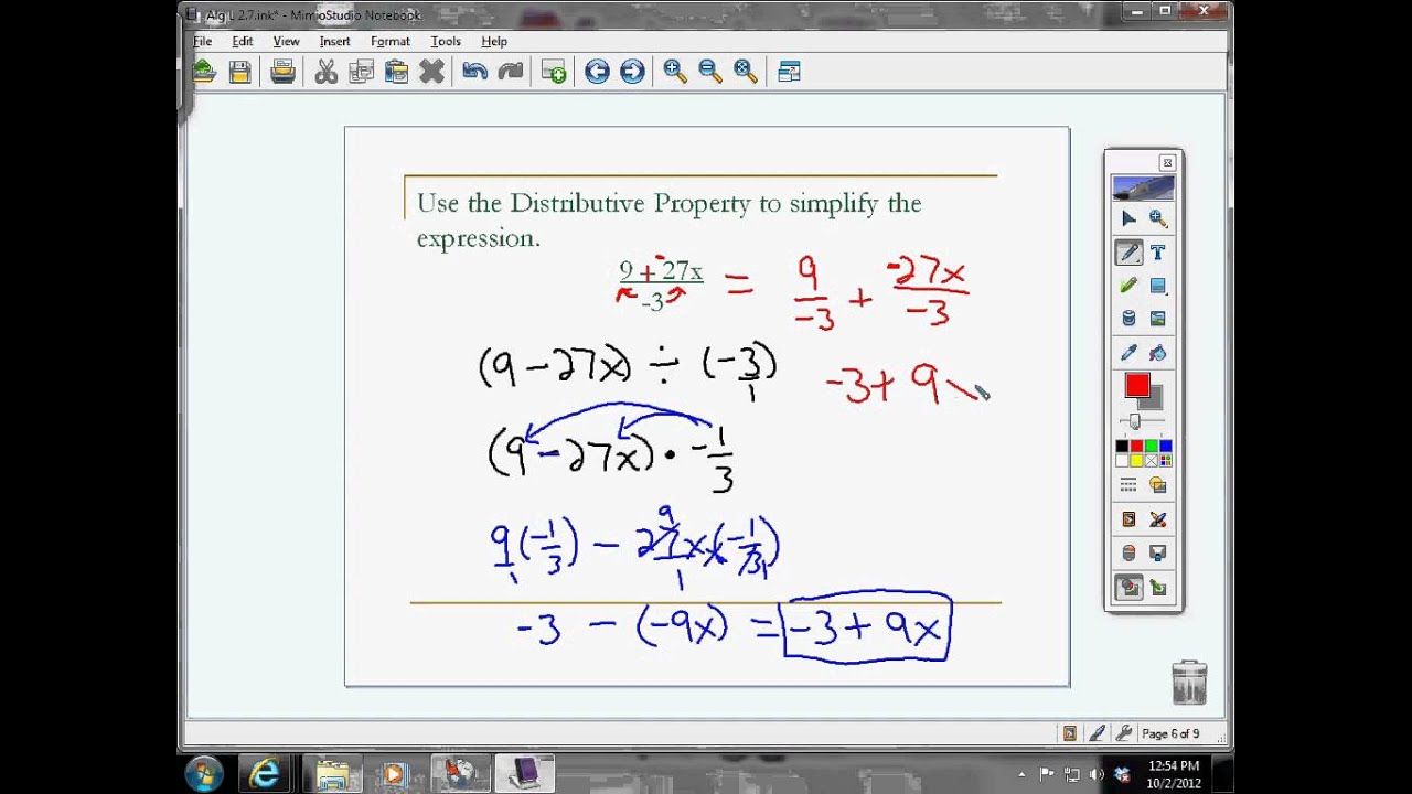 Simplifying Division Expressions
